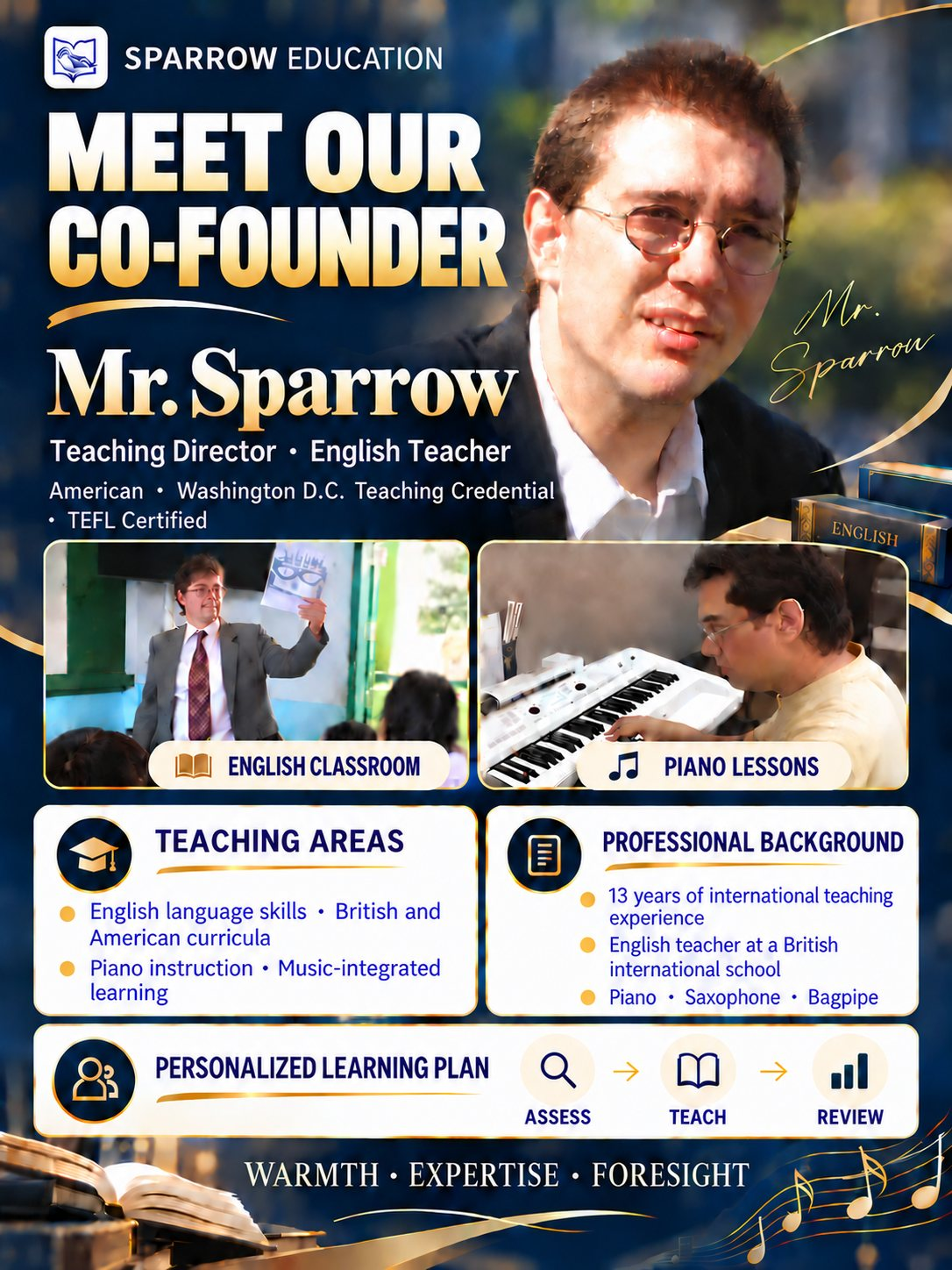 James Sparrow — co-founder poster